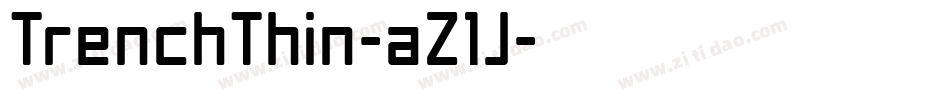 TrenchThin-aZ1J字体转换