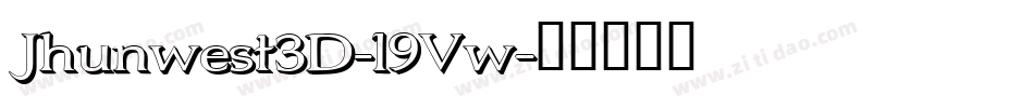 Jhunwest3D-l9Vw字体转换