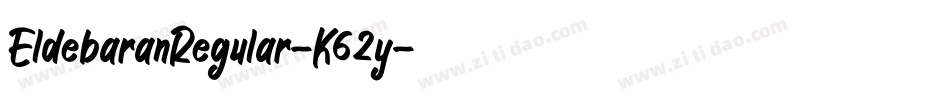EldebaranRegular-K62y字体转换