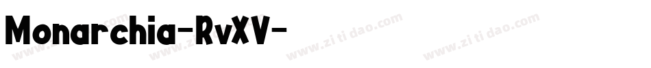 Monarchia-RvXV字体转换