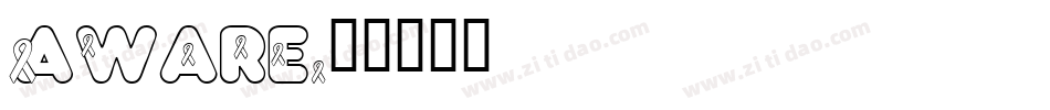 Aware字体转换