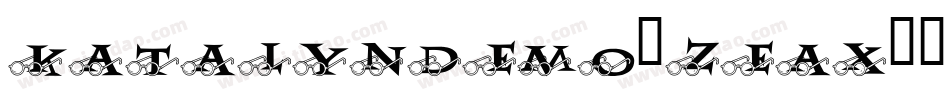 KatalynDemo-zEAX字体转换