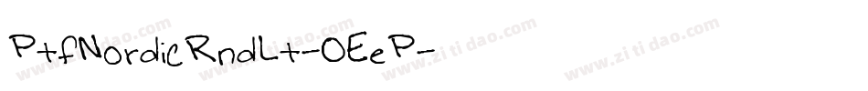 PtfNordicRndLt-OEeP字体转换