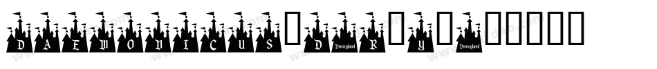 Daemonicus3D-r6Y9字体转换