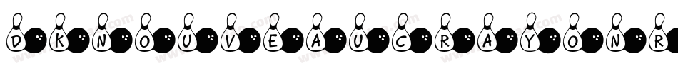 DkNouveauCrayonRegular-R2j6字体转换