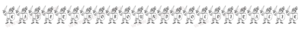 CayetanoRoundBoldItalic-KEy字体转换