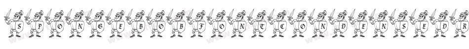 SpongebobFontCondensedRegular-3zZEy字体转换