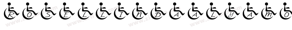 RosellindaAlyamore-7BPgl字体转换