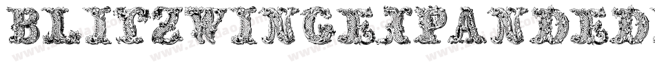 BlitzwingExpandedItalic-8wRz字体转换 BlitzwingExpandedItalic-8wRz字体转换