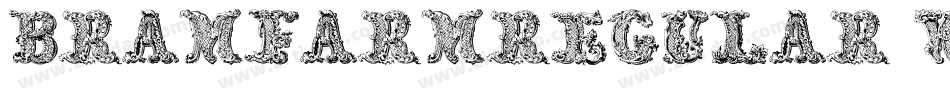 BramfarmRegular-WjRz字体转换
