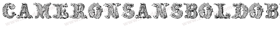 Cameronsansboldoblique-85rz字体转换