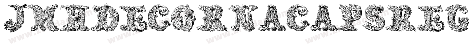 JmhdecornacapsRegular-04Rz字体转换