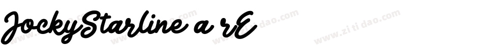 JockyStarline-a6rE字体转换