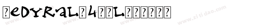 Fedyral-4DZl字体转换 Fedyral-4DZl字体转换