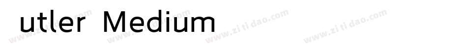 Butler_Medium字体转换