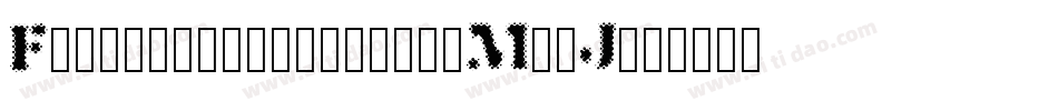 Funkysquareblocks-M81J字体转换