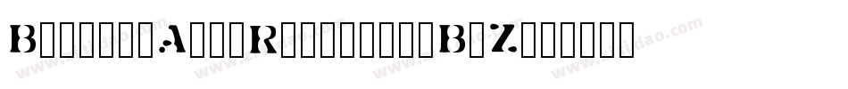 BravadaArmaRegular-dB7Z字体转换