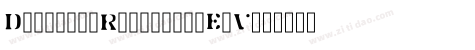 DisolutaRegular-5E4V字体转换