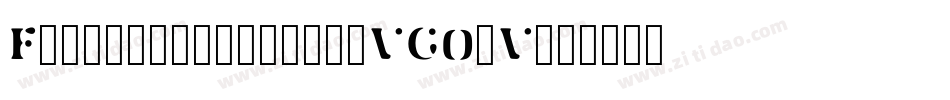 Fortuitousmouse-VGO4V字体转换 Fortuitousmouse-VGO4V字体转换