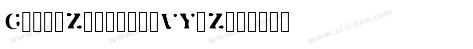 GiediZentran-VY7Z字体转换