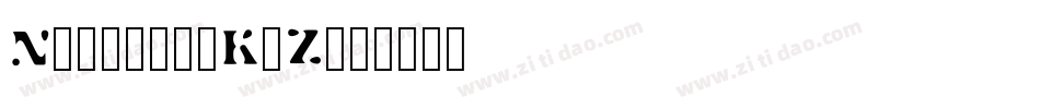 Nardis-dK7Z字体转换