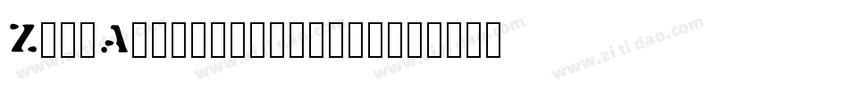 ZeroAthletics-0o7z字体转换