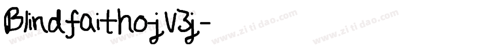 Blindfaitho-jV3j字体转换 Blindfaitho-jV3j字体转换