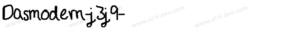 Dasmodern-j3j9字体转换
