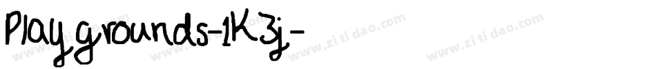 Playgrounds-1K3j字体转换