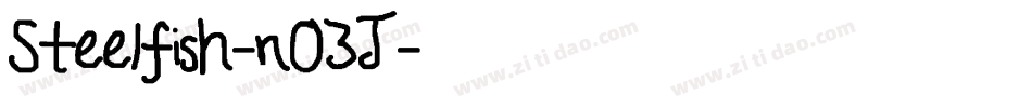 Steelfish-nO3J字体转换