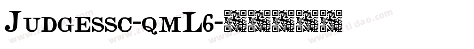 Judgessc-qmL6字体转换