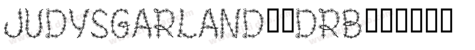 JudysGarland-1DRB字体转换