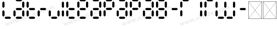 LatruiteapapaB-R1RW字体转换