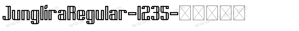 JungliraRegular-l235字体转换