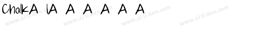 Chalk-1字体转换