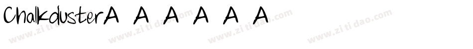 Chalkduster字体转换
