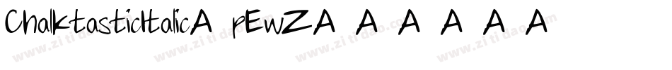 ChalktasticItalic-pEwZ字体转换