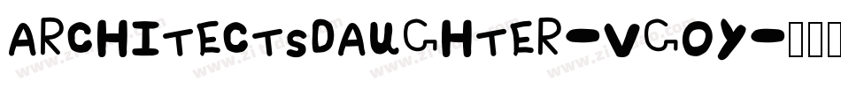 ArchitectsDaughter-vG0y字体转换