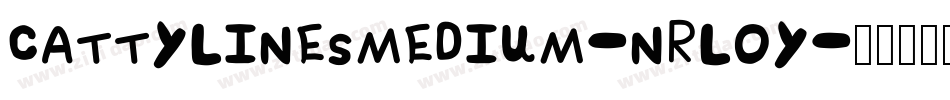 CattylinesMedium-nRL0Y字体转换