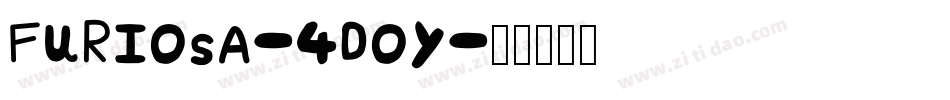 Furiosa-4D0Y字体转换