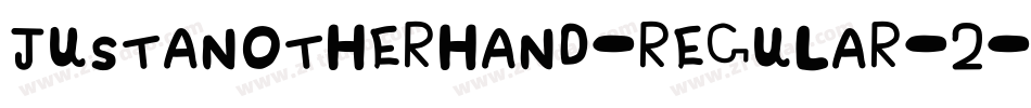 justanotherhand-regular-2字体转换