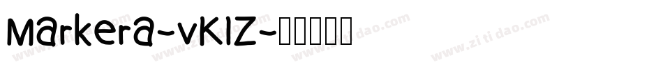 Markera-vK1Z字体转换 Markera-vK1Z字体转换