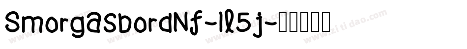 SmorgasbordNf-1l5j字体转换