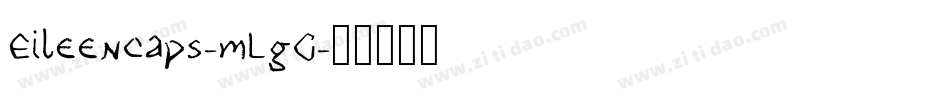 Eileencaps-mLgG字体转换