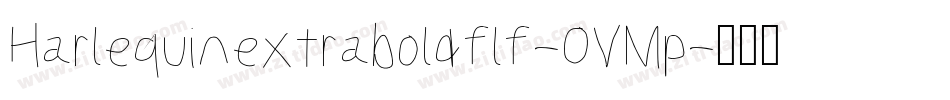 Harlequinextraboldflf-OVMp字体转换