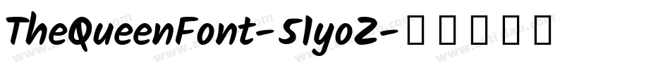 TheQueenFont-51yoZ字体转换