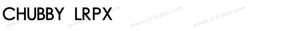 Chubby-lrpX字体转换