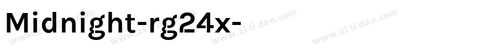 Midnight-rg24x字体转换