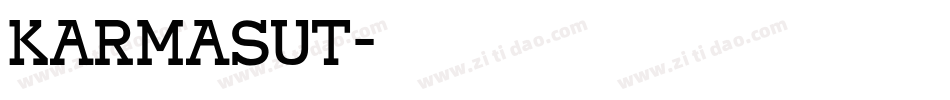 KARMASUT字体转换
