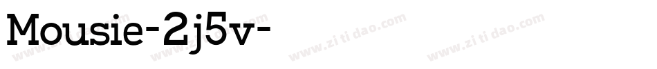 Mousie-2j5v字体转换